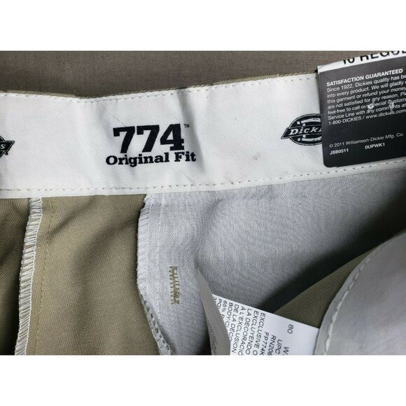 Dickies Original Fit Women’s 774® Work/Casual Pants – Size 10 Regular Khaki - Picture 7 of 12